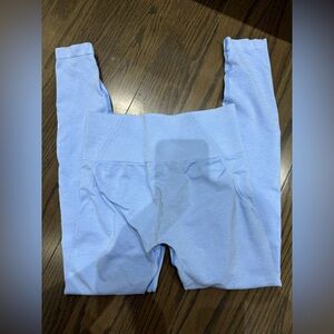 Powder blue effortless leggings